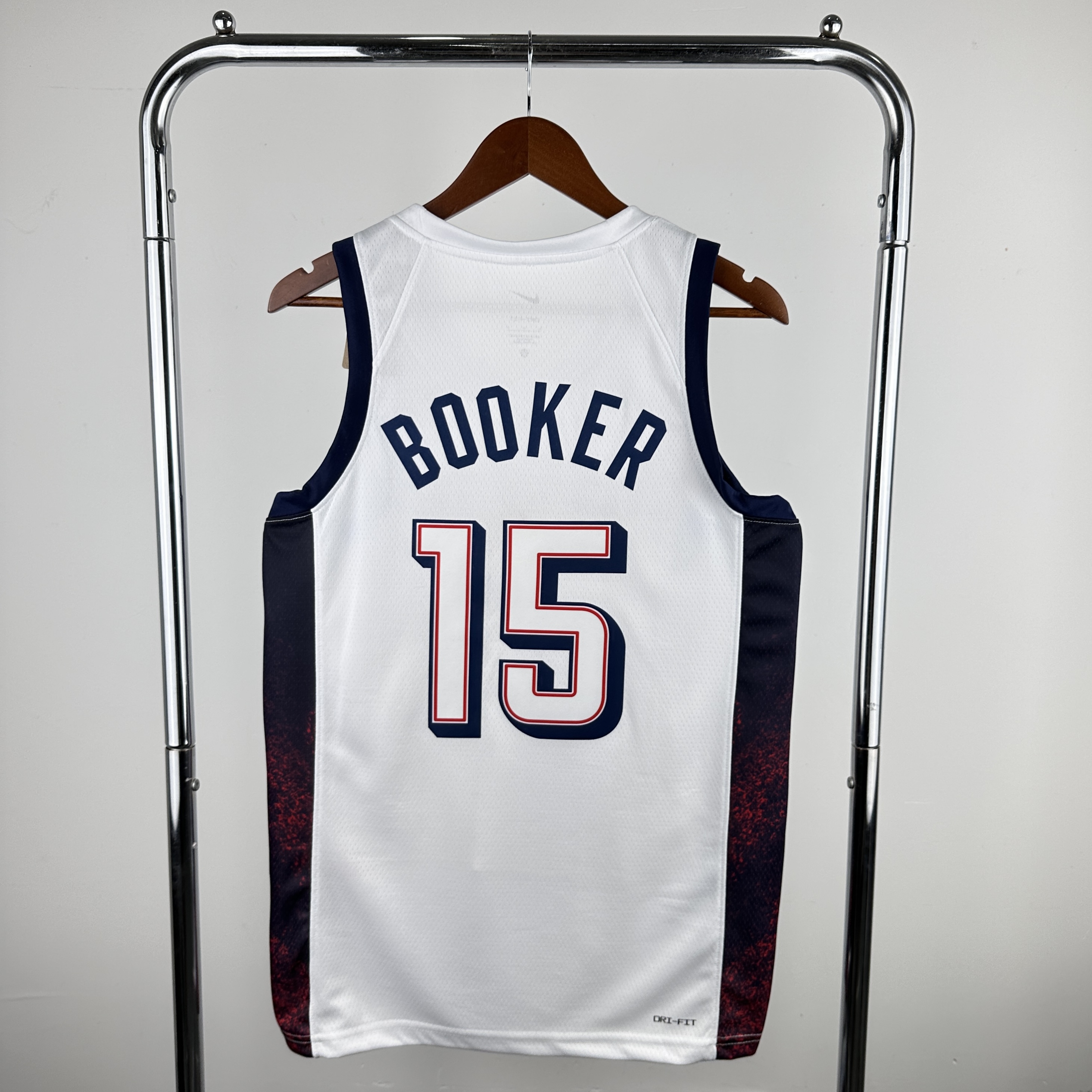 2024 Olympic USA #15 Booker White Nike NBA Jersey